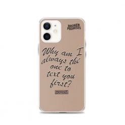 Broken Promises Co Text First IPhone Case Phone Cases