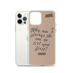 Broken Promises Co Text First IPhone Case Phone Cases