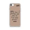 Broken Promises Co Text First IPhone Case Phone Cases