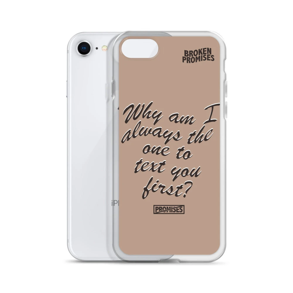 Broken Promises Co Text First IPhone Case Phone Cases