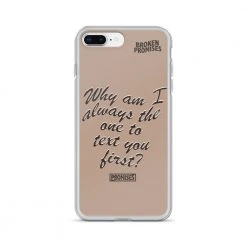 Broken Promises Co Text First IPhone Case Phone Cases