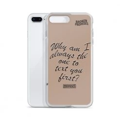 Broken Promises Co Text First IPhone Case Phone Cases