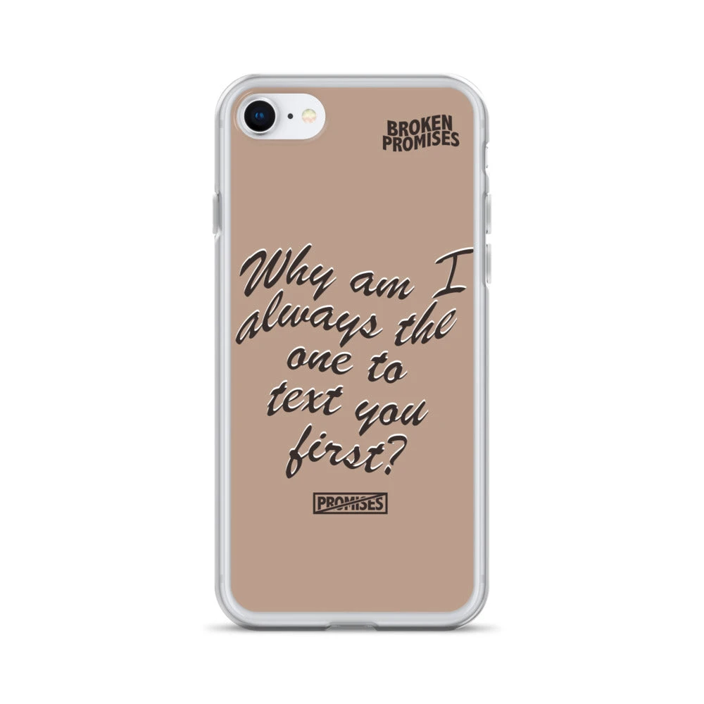 Broken Promises Co Text First IPhone Case Phone Cases