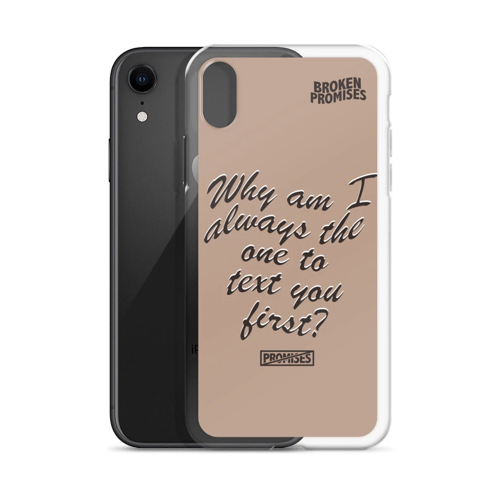 Broken Promises Co Text First IPhone Case Phone Cases
