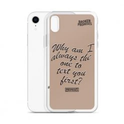 Broken Promises Co Text First IPhone Case Phone Cases