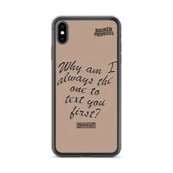 Broken Promises Co Text First IPhone Case Phone Cases