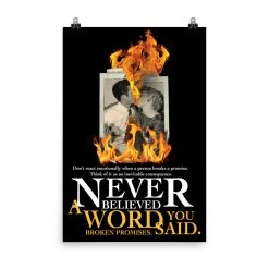 Broken Promises Company Polaroid Poster Room