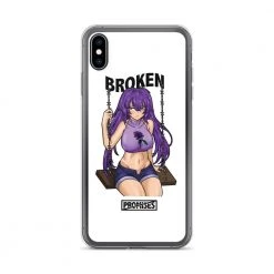 Broken Promises Company Phone Cases Broken Anime Girl IPhone Case