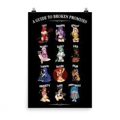 Broken Promises Company Room Anime Feeled Guide Poster