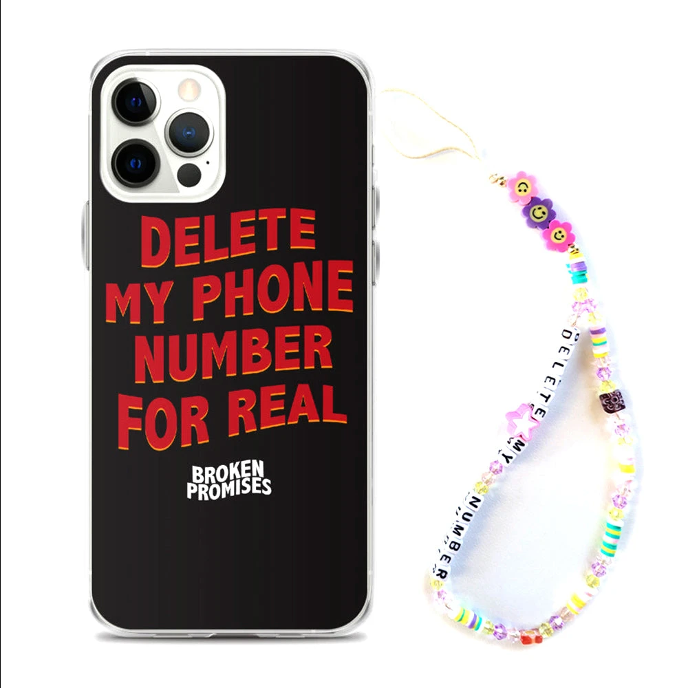 BROKEN PROMISES Delete My Number Phone Charm Accessories