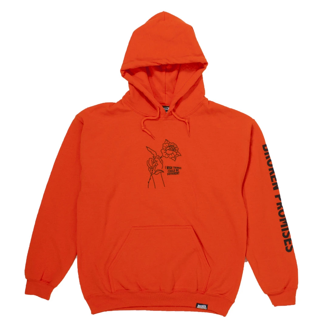 BROKEN PROMISES Hoodies Could Be Different Orange Hoodie