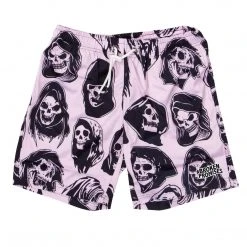 BROKEN PROMISES Bottoms Reaper Guide Shorts Pink