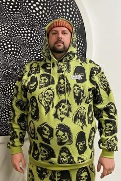 BROKEN PROMISES Reaper Guide Green Hoodie