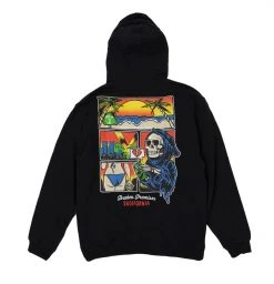 BROKEN PROMISES Hoodies Sadifornia Hoodie Black
