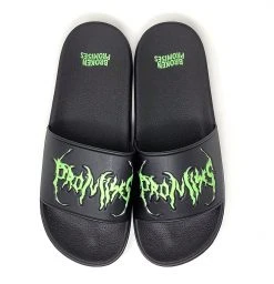 BROKEN PROMISES Accessories Graveyard Slides Blk/Green