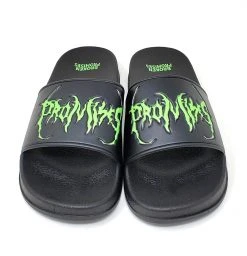 BROKEN PROMISES Accessories Graveyard Slides Blk/Green