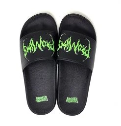 BROKEN PROMISES Accessories Graveyard Slides Blk/Green