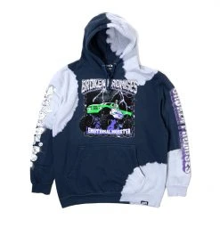 CASH Tie Dye Hoodies Stunt Devil Bleached Dye Hoodie