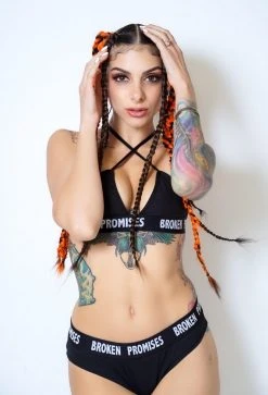 CASH Black Cotton Brief Lounge